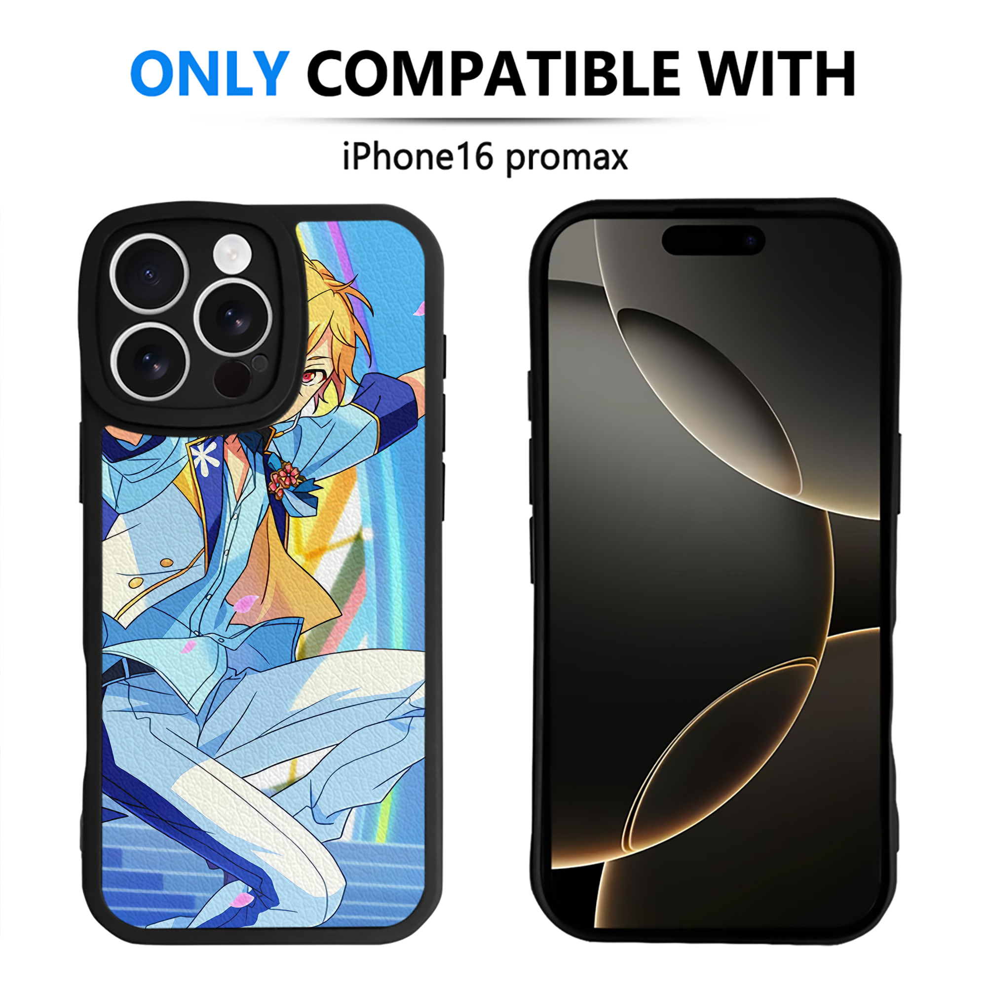 （画像用） あんさんぶるスターズ! Ensemble Stars 【iPhone 16シリーズ対応】シリコンスマホケース（レザー調） 材質：シリコン